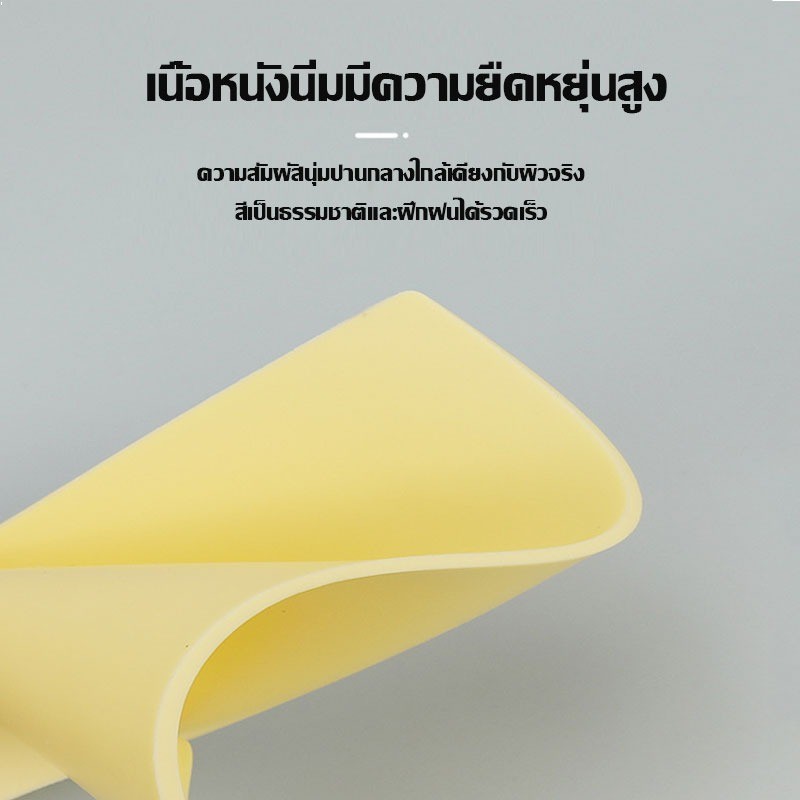 แผ่น หนังเทียม 5/10ชิ้น หนังเทียมหัดสัก หนังสัก แบบหนา รูปที่ 4