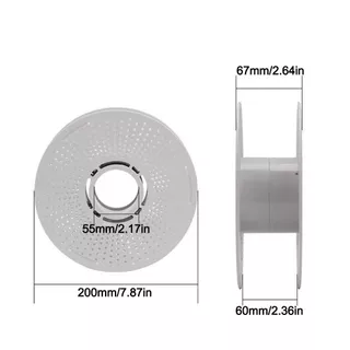 JUSTO เครื่องพิมพ์เส้นใย SPOOL, ที่ถอดออกได้ทนทาน Filament SPOOL, มืออาชีพทนอุณหภูมิสูง Easy Load Refill Roll อุปกรณ์เสริมการพิมพ์