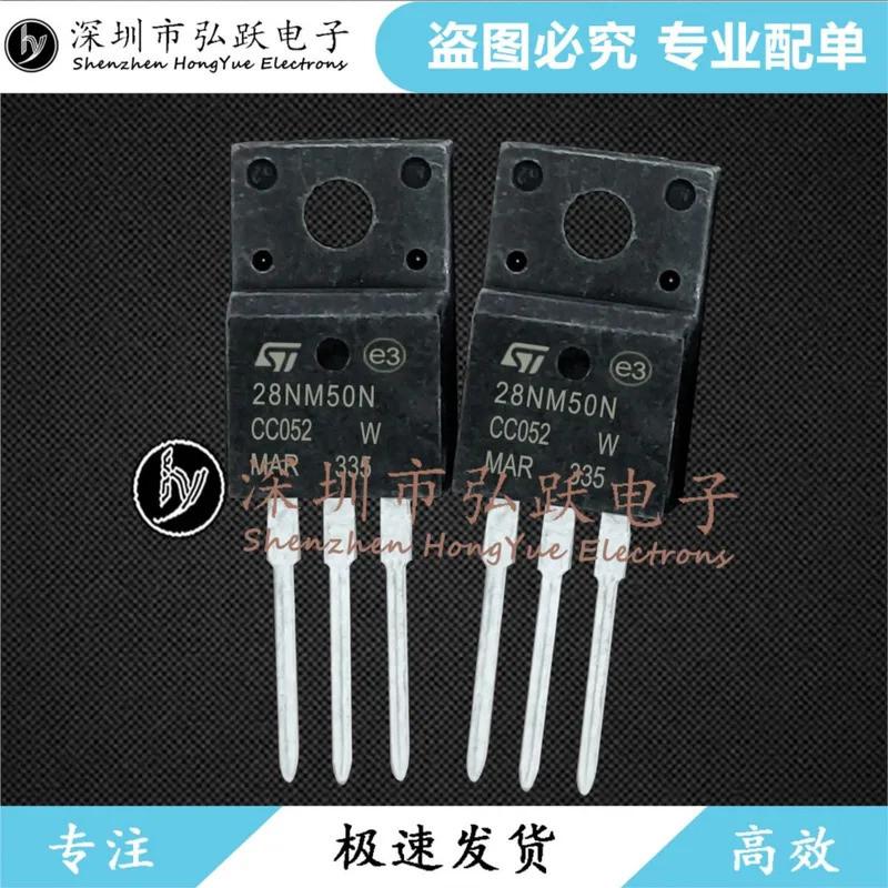 10PCS 28NM50N STF28NM50N TO-220F 500V 21A ชิป ic รับประกันคุณภาพที่ดีที่สุด GTNX
