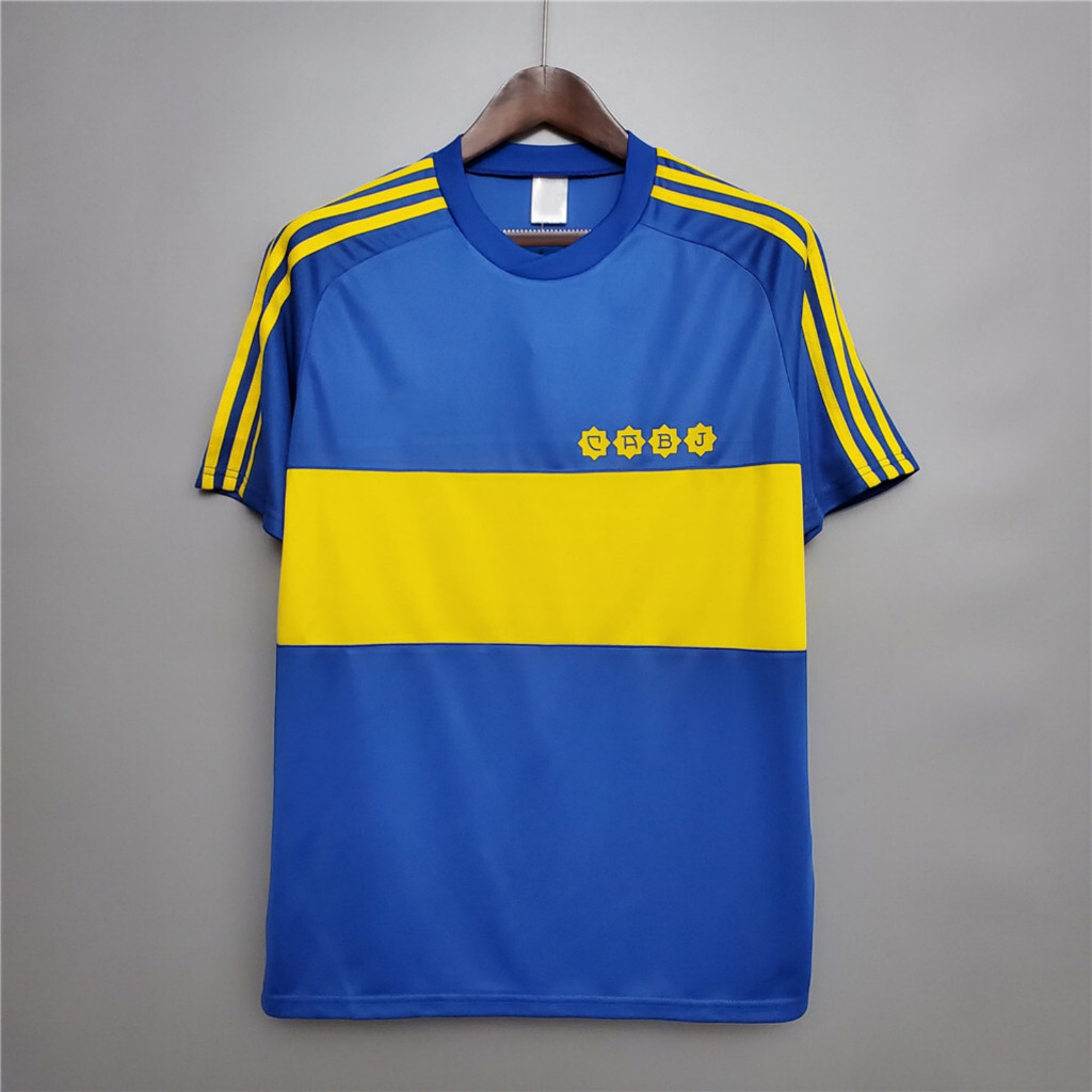 #Boca 1981 Home Retro Soccer Jersey Football