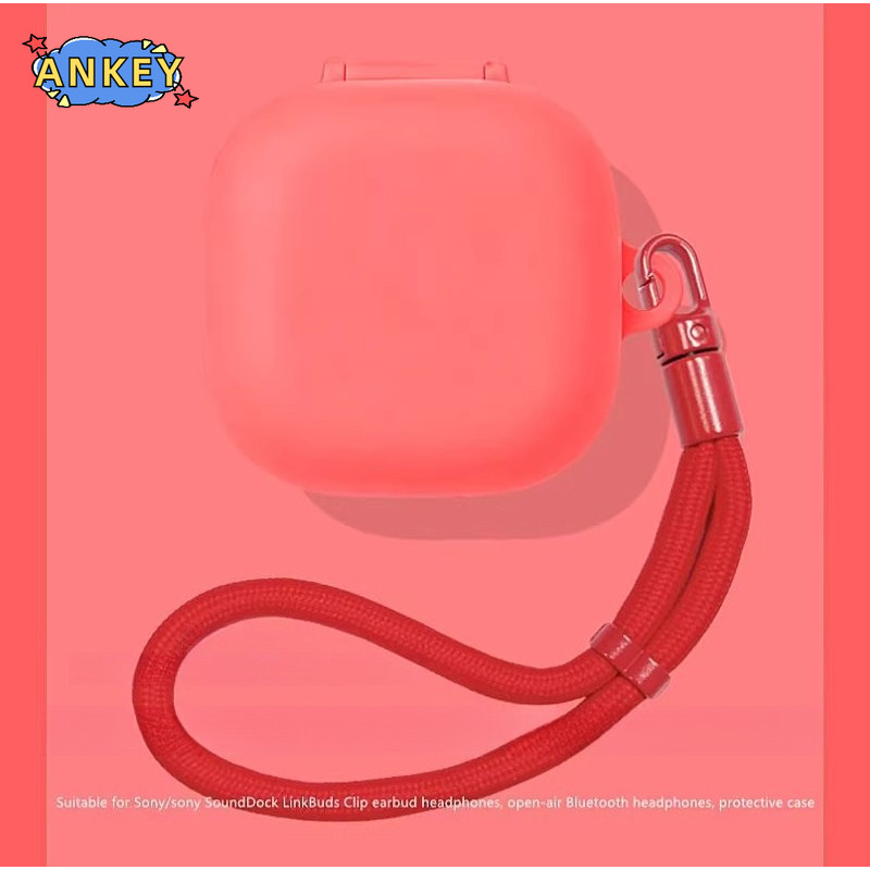Case for Sony LinkBuds Clip (WF-LC900) Protective Case Nylon Lanyard Soft Cover Shells Washable Housing Anti Dust Sleeve Hand Rope Strap Accessories ราคา ถูกที่สุด ดีลบีเคเค แกลเลอรีภาพที่ 5