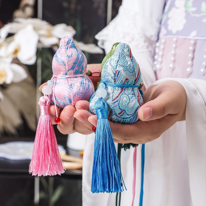 2026 Fulu ซองซองเทศกาลเรือมังกรของขวัญเล็กๆ Cultural Creative View Areath Hand-Sewn Amulet ซอง/baiji