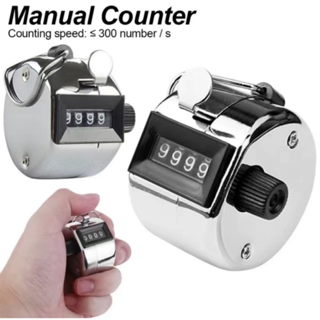 เครื่องนับจำนวน ตัวนับจำนวน อุปกรณ์นับจำนวน ตัวกดนับจำนวน counting machine ตัวเลข 4หลัก 0000-9999