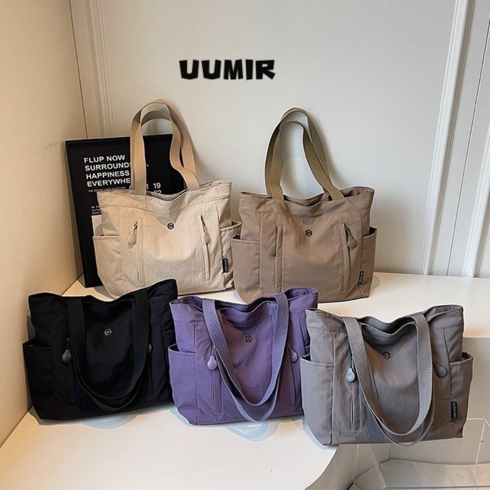 UUMIR กระเป๋าผ้าแคนวาส สไตล์เกาหลี ความจุมาก ทนน้ำ สำหรับผู้หญิง