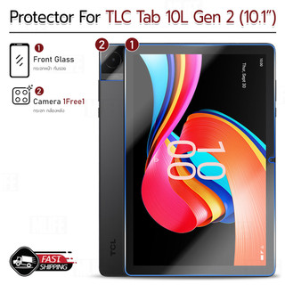 MLIFE - ฟิล์มกระจก สำหรับ TCL Tab 10L Gen 2 (10.1") กระจกนิรภัย เต็มจอ กันรอย ฟิล์มหลัง กระจกกล้องหลัง - Tempered Glass