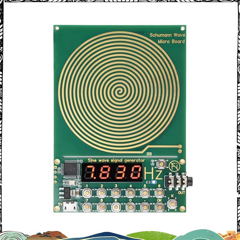 ความถี่ปรับสุด 0.01Hz- 99999Hz DC5V Micro-USB Sine Wave Generator 7.83HZ Wave Generator ไม่มีเชลล์