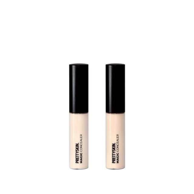 ถูกที่สุด Pretty skin Magic Concealer ขนาด 9 g.คอนชีลเลอร์ที่มอบการปกปิดสูงและมอบความชุ่มชื้น