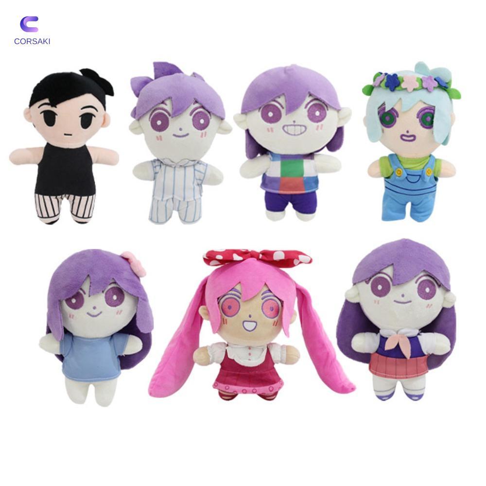 CORSAKI OMORI ตุ๊กตาตุ๊กตา, Omori Plush Merch คอสเพลย์ Props, เกมที่เกี่ยวข้อง 20 ซม.Omori Plushie ข