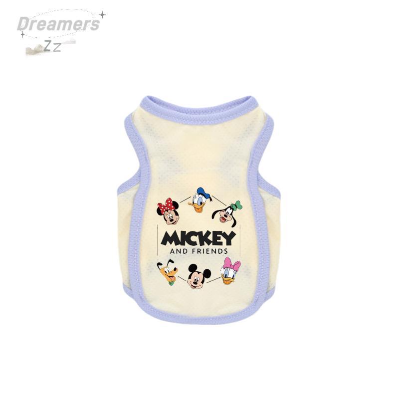 [สินค้าพร้อมส่ง] เสื้อผ้าเย็นสบายสำหรับสัตว์เลี้ยงในฤดูร้อนเสื้อแมวและสุนัขเสื้อกั๊กไมโลดอลลี่กันร้อนแบบระบายอากาศ