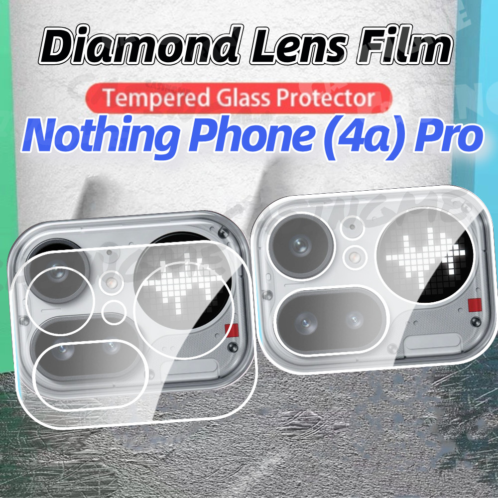 Nothing Phone (4a) Pro 2026 3D ตัวป้องกันเลนส์กล้องสําหรับโทรศัพท์ไม่มีอะไร (4a) (3a) Phone4a 4a Lite Pro 5G 4G ใสกระจกนิรภัยกลับกล้องป้องกัน