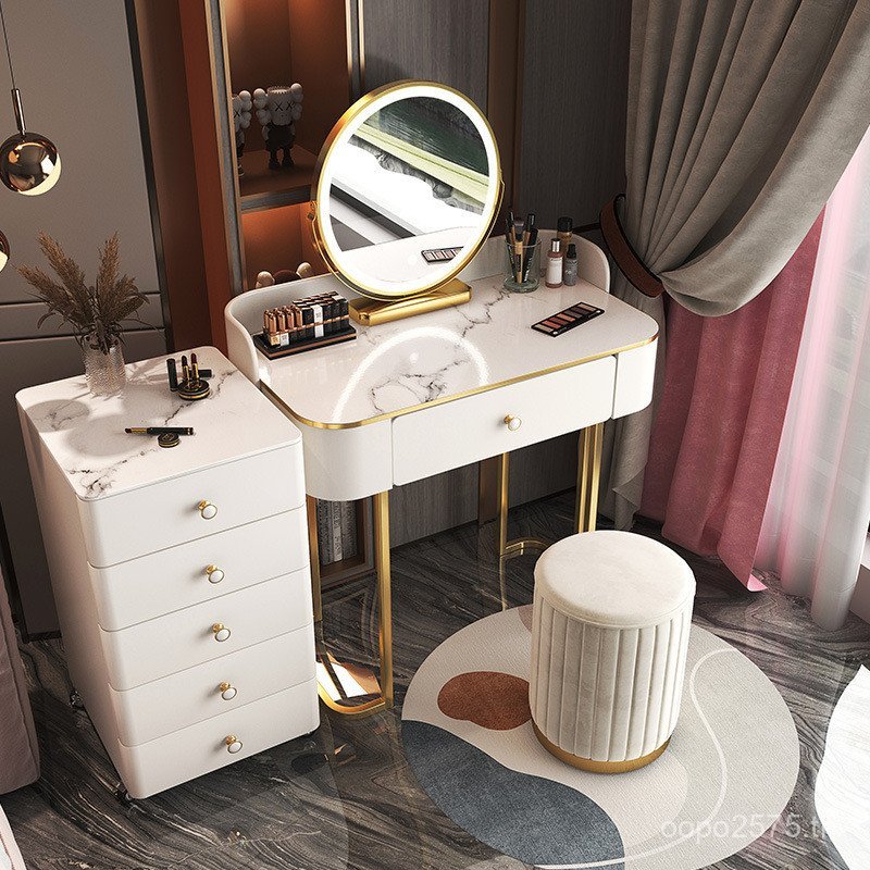 High-End Simple Insสไตล์สไตล์ใหม่Dressingหน้าอกลิ้นชักตารางขนาดเล็กApartment Dressingตาราง2021ห้องนอ