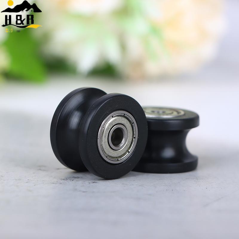 H & B 1 ชิ้น U Groove Pulley Guide Pulley Rolling Bearing U Groove Roller ล้อ 5*25*16.5 มม.สําหรับขั