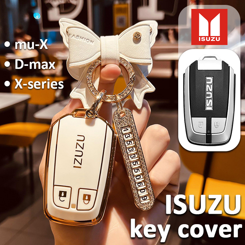 ISUZU ฝาครอบกุญแจรีโมทรถยนต์สําหรับ ISUZU mu-X/D-max/X-series ISUZU Key shell D-max Key case mu-X ฝาครอบกุญแจพวงกุญแจ 2026