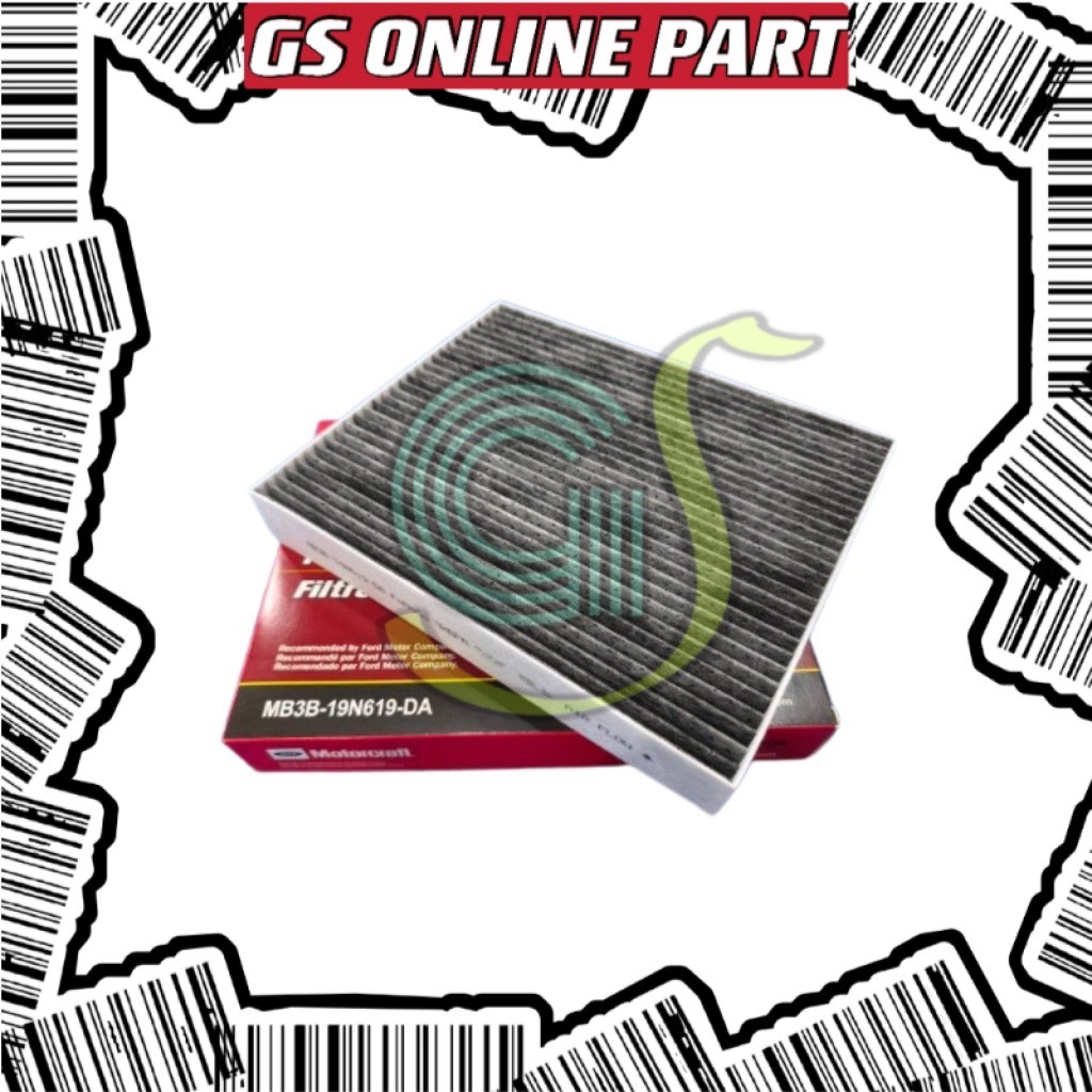 CABINI FILTER & AIR COND FILTER FORD RANGER T9 2022 FOCUS MK4 2018 MUSTANG 2020 (CARBON) MB3B-19N619