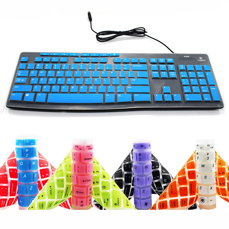Logitech MK200 K200 MK270 K270 MK260 K260 แป้นพิมพ์คอมพิวเตอร์ฟิล์มป้องกันสติกเกอร์ฝาครอบ
