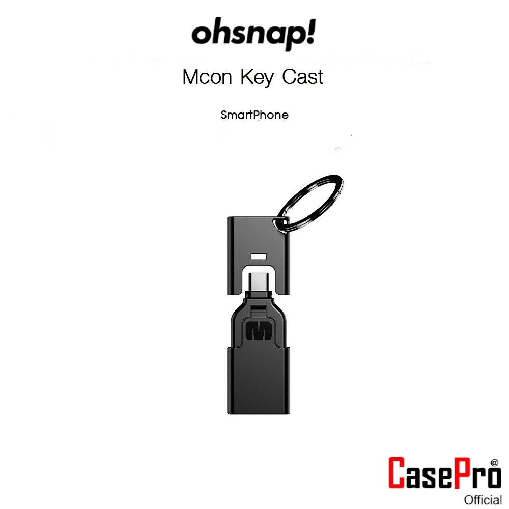 OHSNAP! Mcon Key Cast อุปกรณ์แชร์หน้าจอHDMIเกรดพรีเมี่ยม สำหรับ อุปกรณ์ที่รองรับ