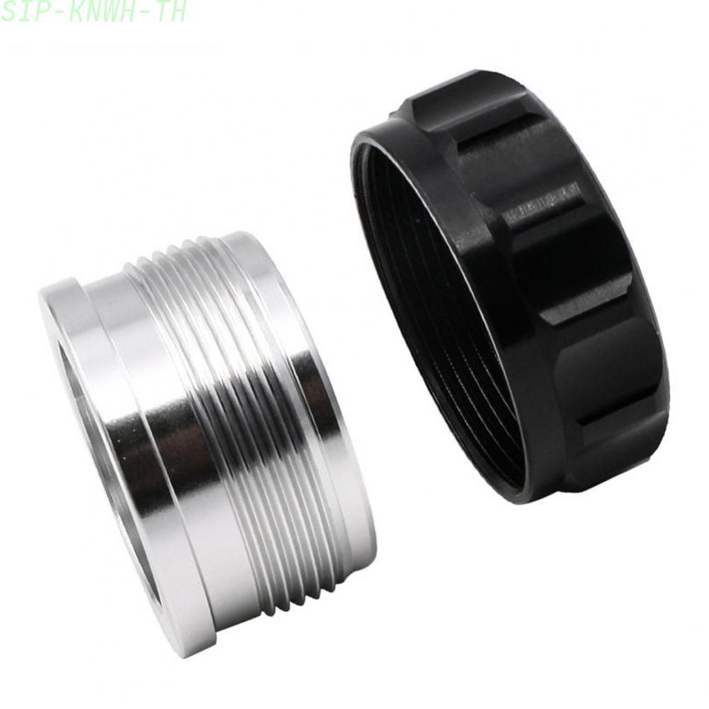 <NEW>Aluminum Tank Cap Clear Anodized Finish Complete Replacement Custom Engine Look<KNWH-TH>