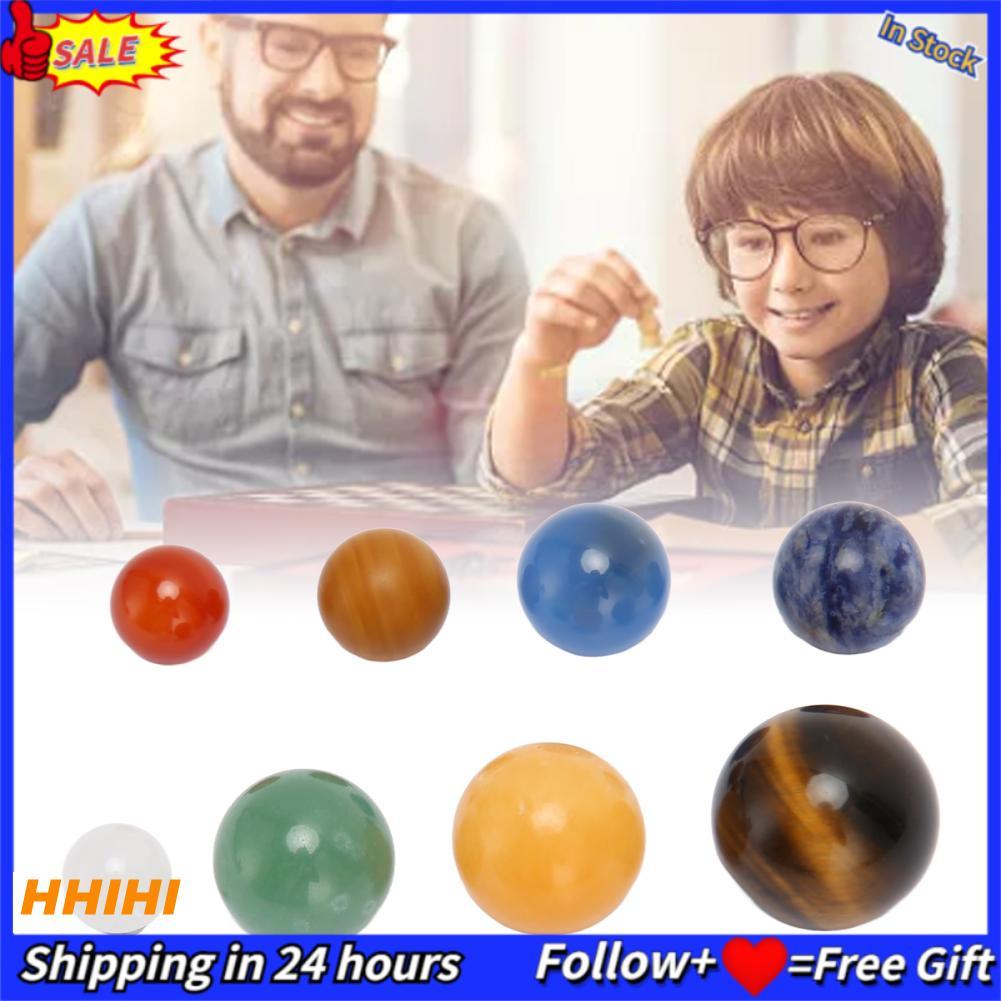 hhihi Planet Stress Balls Solar System Planets Palm Size 8 ชิ้นบรรเทาสำหรับครอบครัว