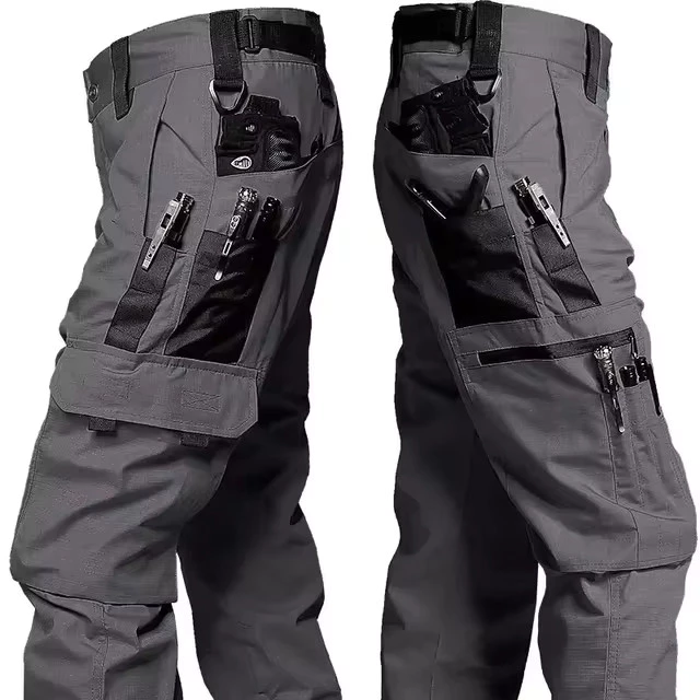 Multi-Pocket Men's Tactical Military Pants Cargo Pants Outdoor Hiking Pants Training Wear Overalls Men Trousers