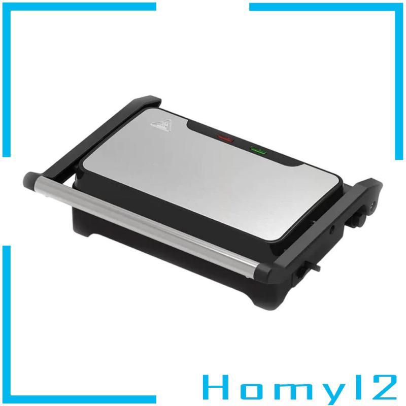 [HOMYL2] Electric Panini Press Compact Sandwich Press สําหรับ Burgers Snacks Sandwiches