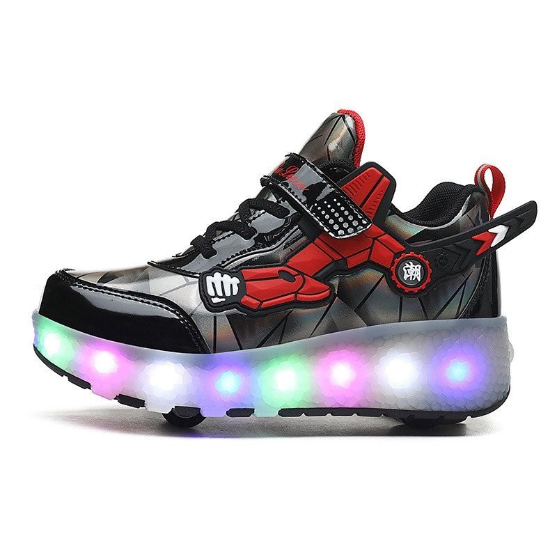 รองเท้าโรลเลอร์สเก็ตเปลี่ยนรูปแบบ คุณภาพสูง Heelys สำหรับทุกวัย