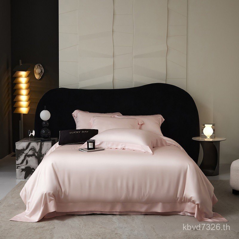 เครื่องนอน นําเข้า High-End Precision Super ผ้าปูที่นอนผ้านวมชุดสี่ชิ้น Orchid Luxury 100 ชิ้น Fine 