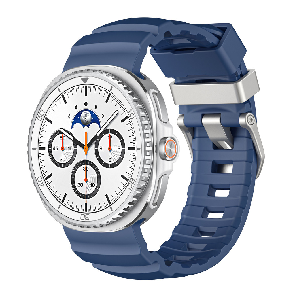 เหมาะสําหรับ Samsung Watch 8 40MM/44MM Strap Wild Strap Galaxy Watch 8 Classic Silicone Strap