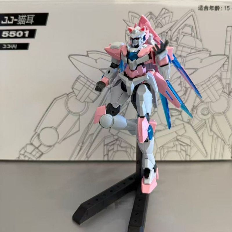 Jujiang JJ5501 หูแมว 00q HG1/144 กันดั้มประกอบรุ่น Mecha อินเทรนด์เล่นรูปของเล่นเด็ก z