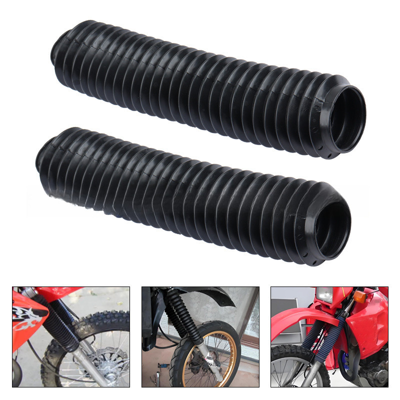 ด้านหน้าส้อมกางเกงขายาวการดูดซับแรงกระแทกป้องกันฝุ่นเหมาะสําหรับ Yamaha XTZ125 XTZ150 Honda Brosss12