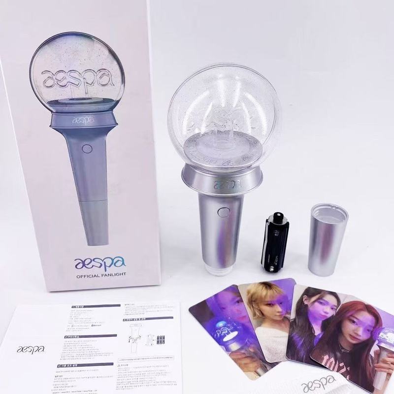 Aespa Ningyizhuo Cheer Light Cheer Stick Fluorescent Stick Fan Concert Cheer Props Same Style M