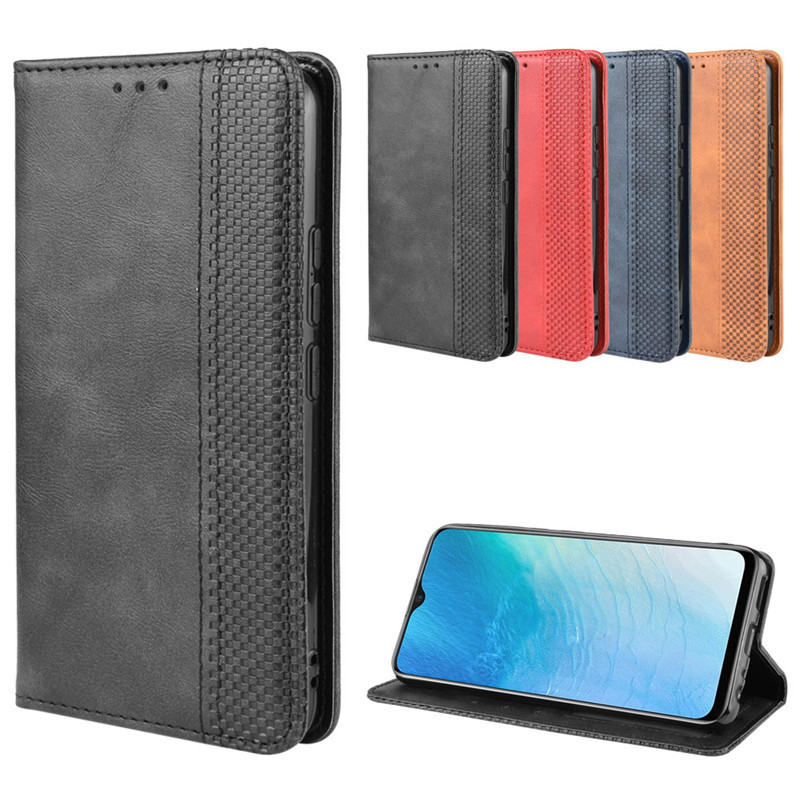เหมาะสําหรับเคสโทรศัพท์ vivo U3 vivo Y19 เคสป้องกันโทรศัพท์ Y19 2019 ซองหนังพลิกแม่เหล็กการ์ด