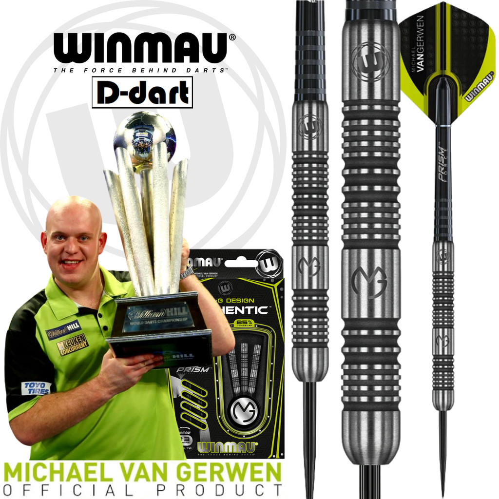 WINSMAU STEEL TIP DARTS - 23G แท้ (MVG) 85% TUNGSTEN DART SET STEEL DARTS