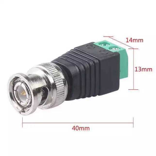 BNC ชาย dc แจ็ค CONNECTOR กล้องวงจรปิดซ็อกเก็ต CONNECTOR