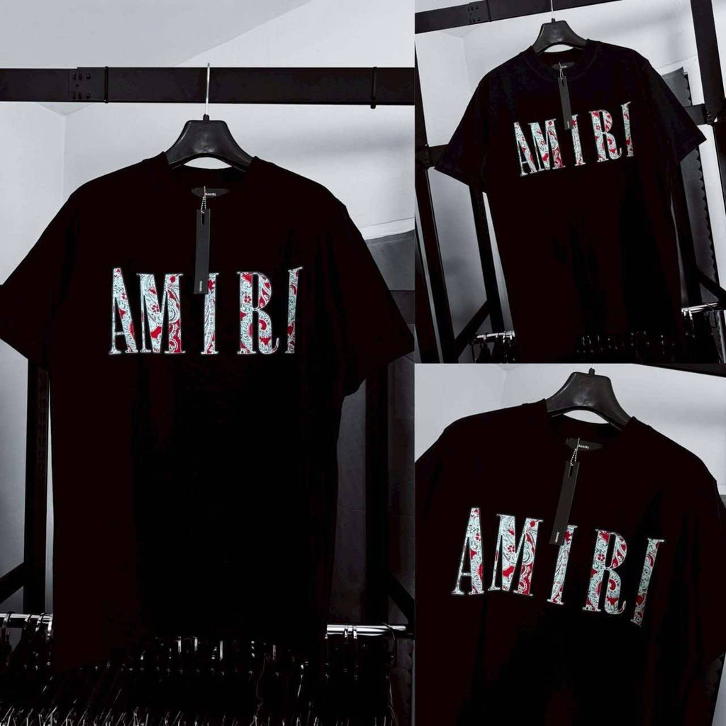 【เสื้อยืด】 เสื้อยืด AMIRI T-SHIRT ผ้าฝ้ายแท้ สวยอยุ่นะ  S-5XL 217x