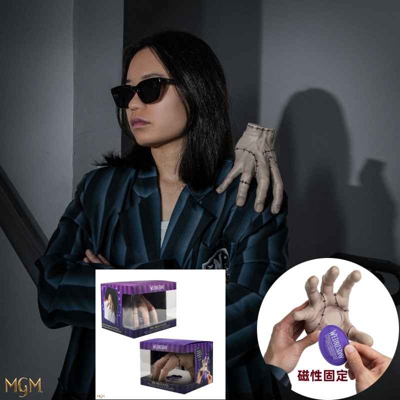 ของแท้ Cinereplicas Co-Branded American Drama Wednesday สินค้าขนาดเล็กหักมือยืนไหล่ Hand-Made เครื่อ