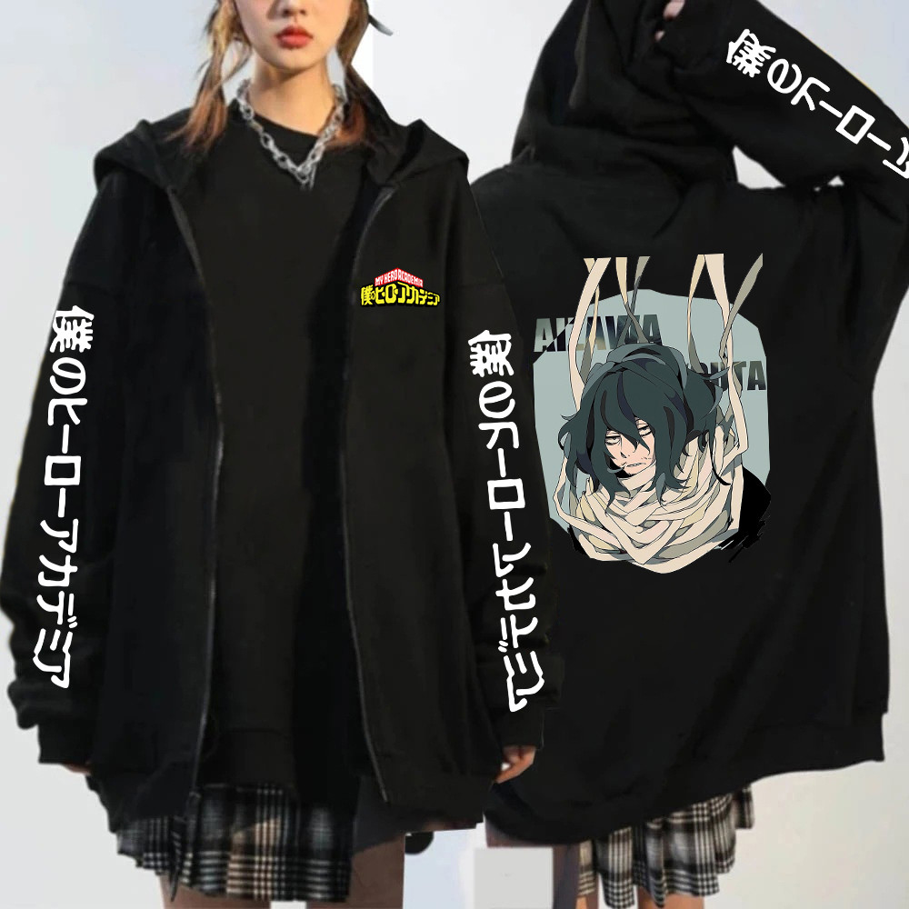 Shouta aizawa - My Hero Academia Anime Jacket Shouta Aizawa Zipper hoodies Boku no Hero Academia