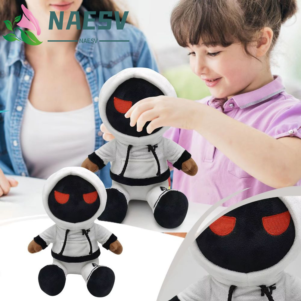 NAESV Foltyn ตุ๊กตาตุ๊กตา, เสื้อกันหนาวสีขาว Roblox เกม Foltyn ครอบครัวตุ๊กตาของเล่น, แบบพกพาตุ๊กตาส