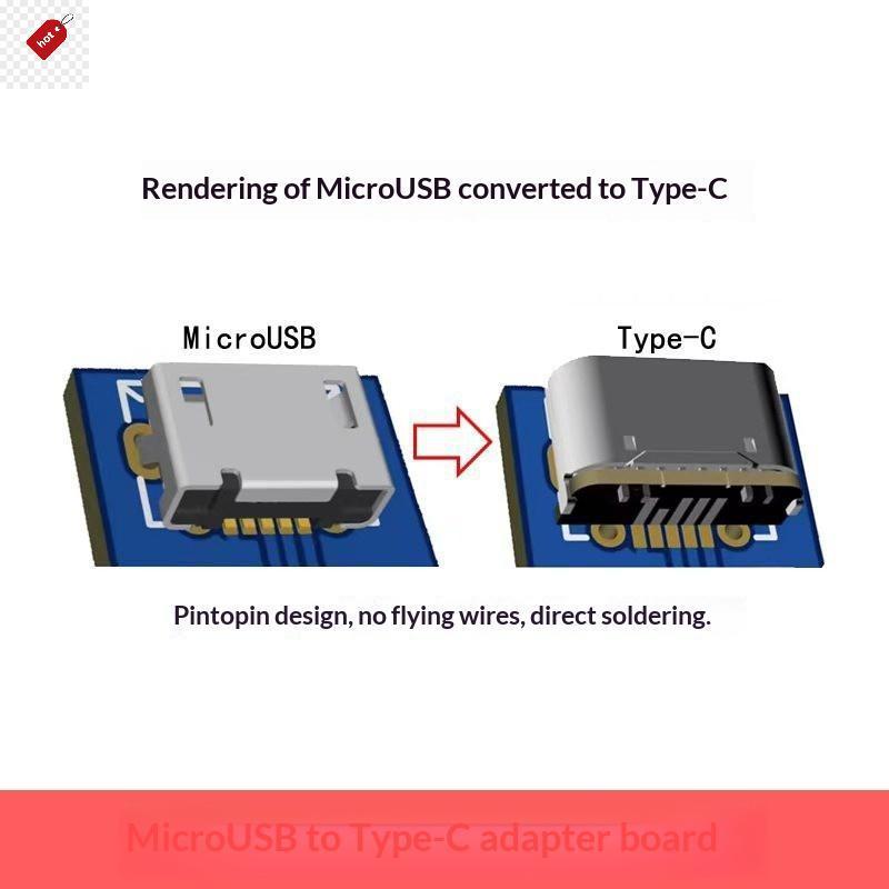 ALIK M85K USB Connector ประเภท C USB 2.0 Data Transfer Data Power Adapter DIY ซ่อม Adapte การปรับเปล