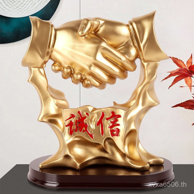 โต๊ะทํางาน Integrity เครื่องประดับผู้ชาย Boss Leadership Cooperative Company เปิดของขวัญ Handshake C