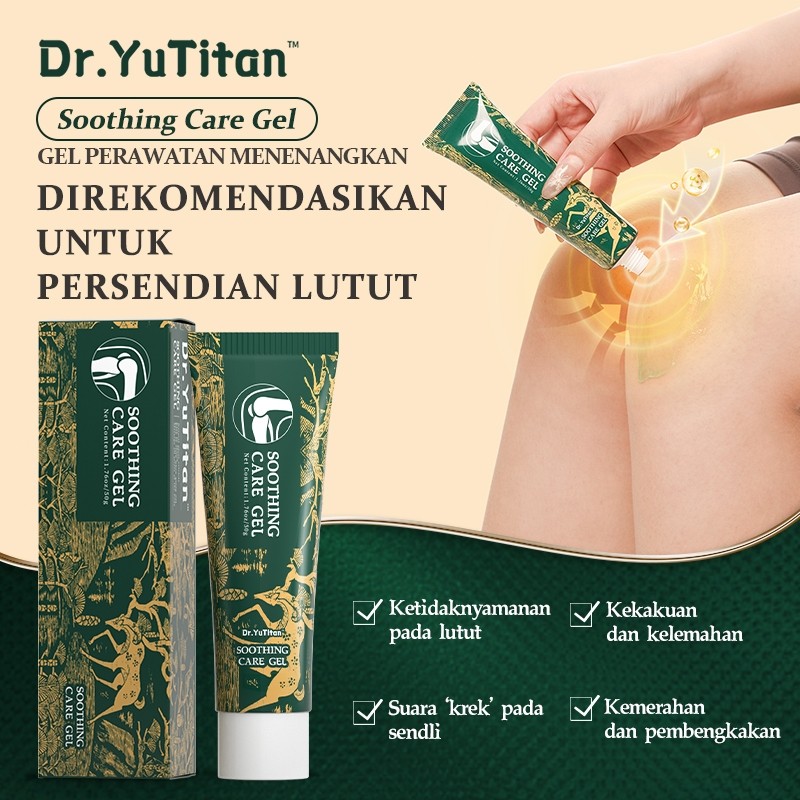 Dr.YuTitan Soothing Care Gel 50g Lutut Joint CareCream Tumit Lutut Tulang Lumbar Leher Nyer Pijat Tu