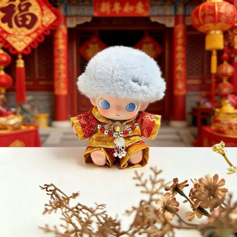 🔥ชุดตุ๊กตา Dimoo Journal of New Life ชุดเสื้อผ้าตุ๊กตาขนาด 10-15 ซม ชุด Dimoo New Year Clothes