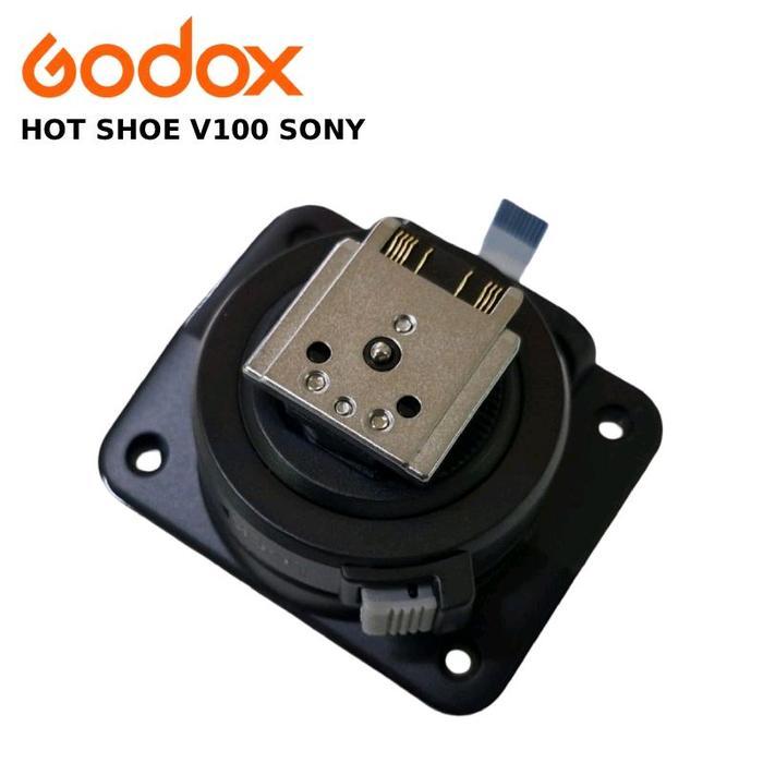 Godox รองเท้าร้อนสําหรับ Godox V100 S สําหรับ Sony Flash Hotshoe
