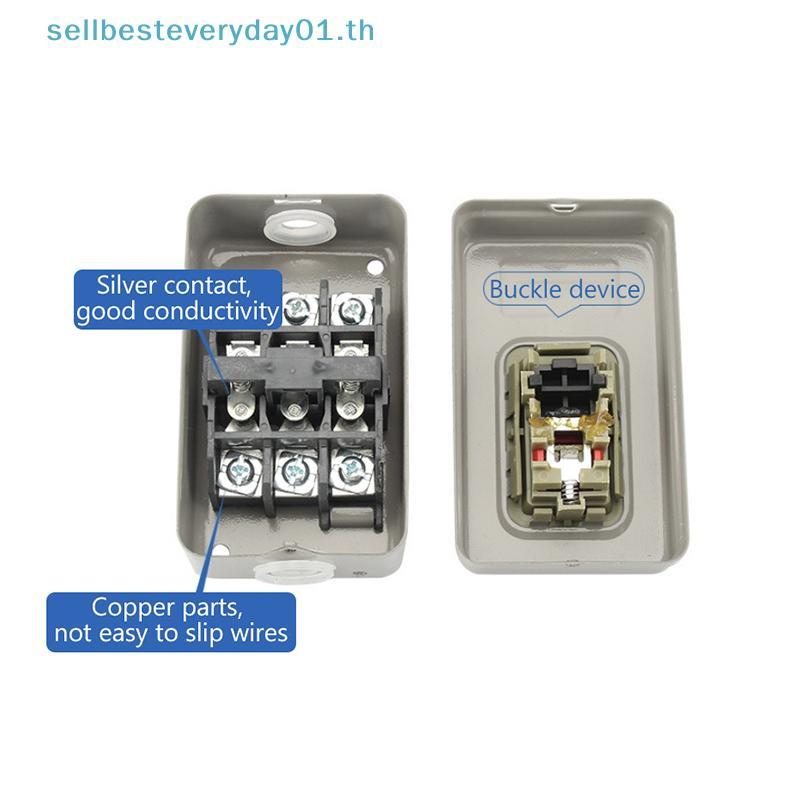 & Sellingbest & Start Button Switch AC380V สามเฟส BS211B BS216B BS230B Motor Control Start Stop Swit