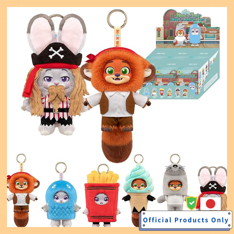 TOP TOY Disney Zootopia Plushie Series Assortment Box 6 Piece Gacha Blind Box Figure Model Premium T