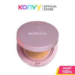 Merrezca Aura Glow Skin Cushion SPF50+ PA++++ 15g #Light Nude เมอร์เรซกา คุชชั่นสปอร์ตไลท์.