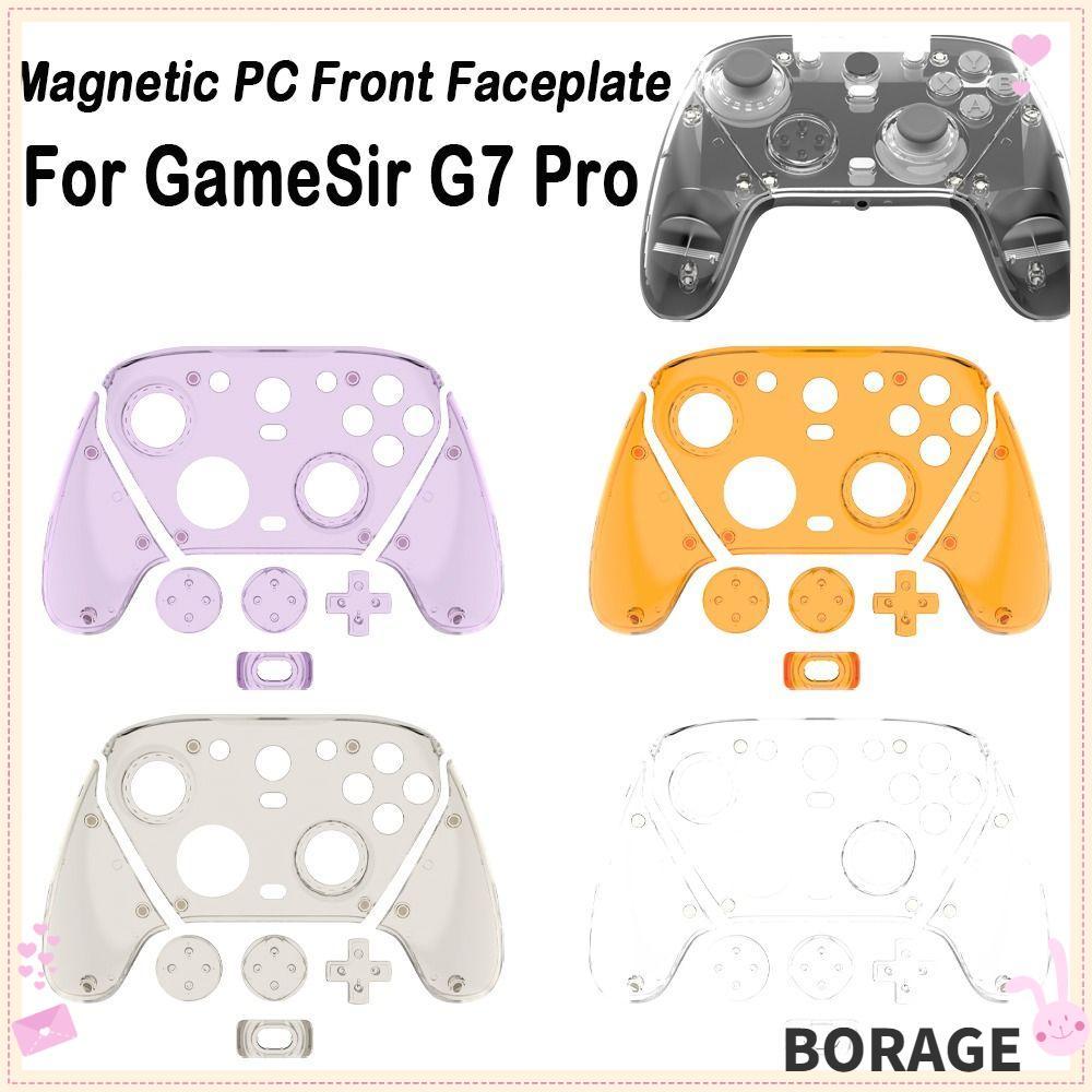 BORAG Front Faceplate, Magnetic Transparent Gaming Controller Protective, เปลือกทดแทนตกแต่งสําหรับ G