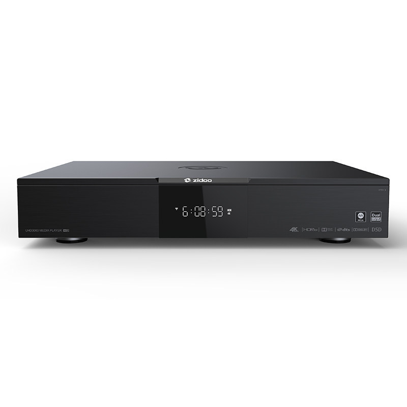 ZIDOO ZIDO UHD3000 เครื่องเล่น Blu-ray 4KHDR Dubi Vision Hard Disk Player ถอดรหัสไฮไฟ