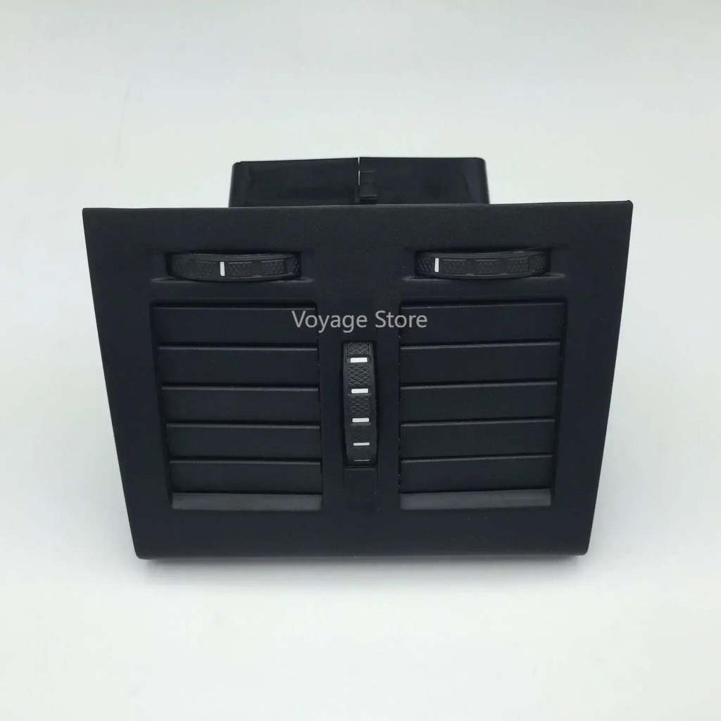 ชุดประกอบช่องระบายอากาศเต้าเสียบด้านหลังสีดํา 1Z0819203 สําหรับ Octavia 04-13 Yeti 10-13 1ZD819203 1