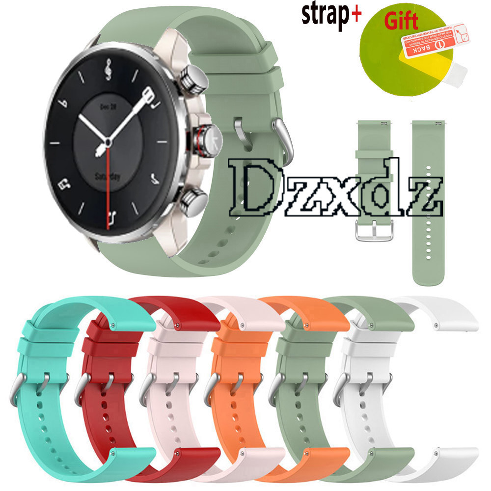 Kieslect Kr3 สายรัดสมาร์ทนาฬิกาซิลิโคนสร้อยข้อมือสายรัดข้อมือสําหรับ Kieslect Kr 2 pro ฟิล์มกันรอยหน