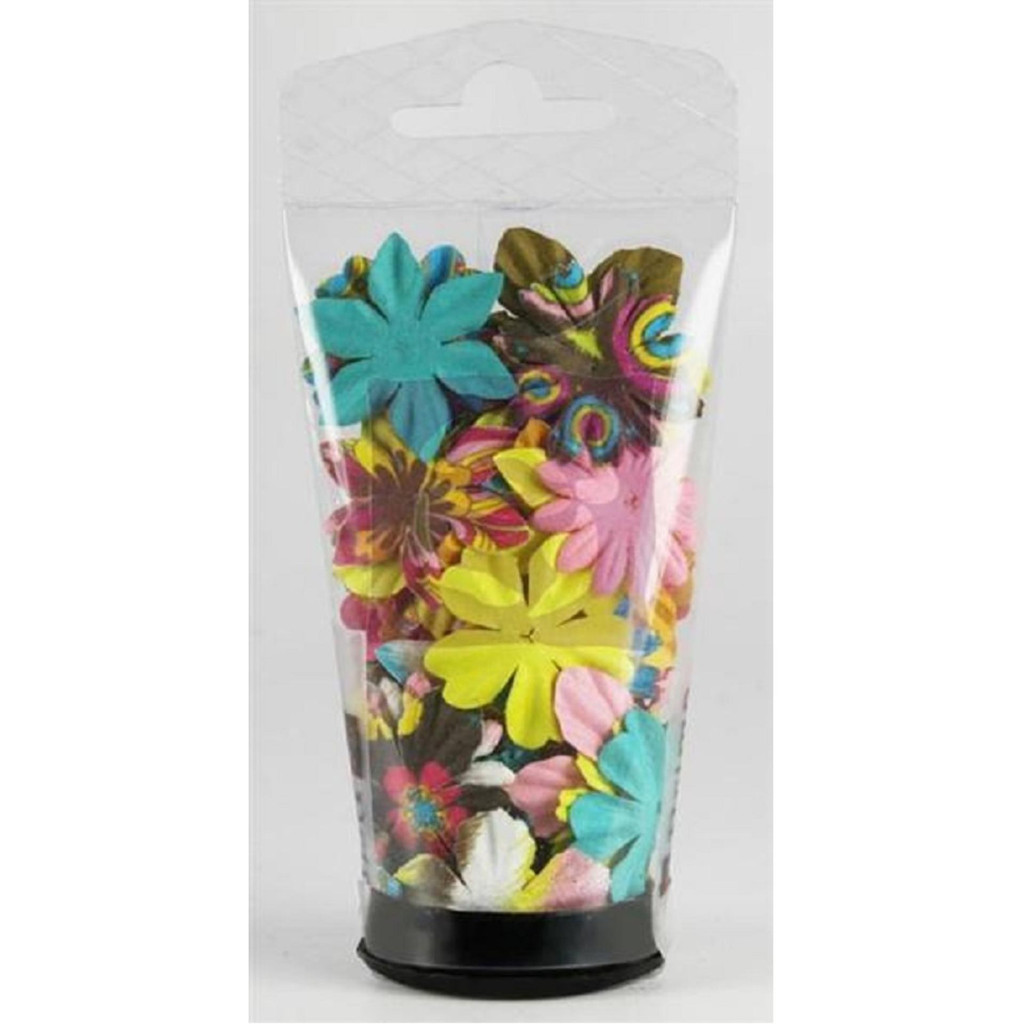 Prima Marketing Essentials 9 Paper Flowers - Paisley Road mini (สําหรับตกแต่งและงานฝีมือกระดาษ)